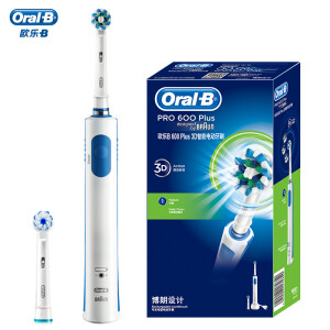 399元包邮 Oral-B 欧乐B Pro 600Plus 3D电动牙刷 *2件