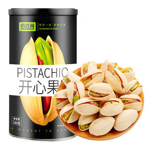 69.2元 俏香阁  盐焗开心果380g/罐 *2+巴旦木100g/袋*2+夏威夷果100g/袋*3