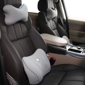 120元包邮 GiGi 吉吉 太空记忆棉腰靠垫+护颈枕 *2件