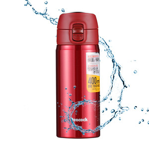 193.5元包邮 Peacock 孔雀 AMW-40 不锈钢真空保温杯 400ml *3件