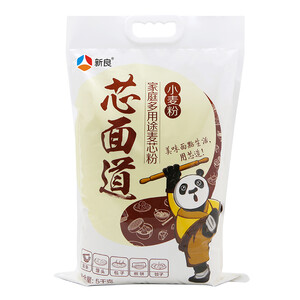 PLUS会员：13.45元包邮  新良芯面道家庭多用途麦芯粉 中筋面粉5kg