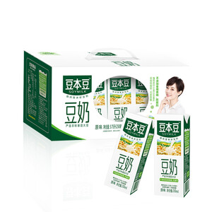 47.88元  豆本豆 原味豆奶250ml*15盒*2件