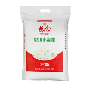 PLUS会员： 48.09元 想念面粉 家用小麦粉 5kg*3件