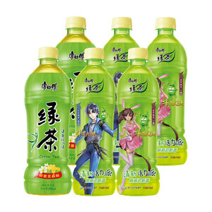 华东：9.9元 康师傅 绿茶 蜂蜜茉莉味茶饮料 500ml*6瓶 整箱装