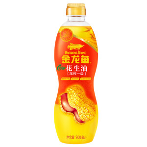 9.9元包邮  金龙鱼 食用油 压榨 特香花生油 900ml