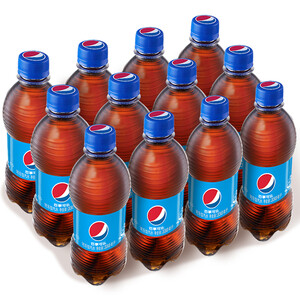 19.5元 百事可乐 Pepsi 汽水碳酸饮料 330ml*12瓶 整箱装