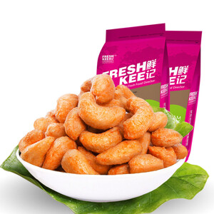 19.9元包邮  鲜记 炭烧腰果208g