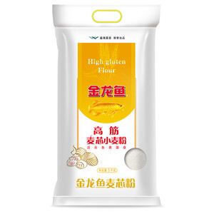 19.9元    金龙鱼   高筋面粉 高筋麦芯小麦粉5kg