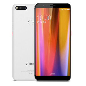 1199元包邮  360手机 N7 全网通 6GB+64GB 月岩白 移动联通电信4G手机 双卡双待 全面屏 游戏手机