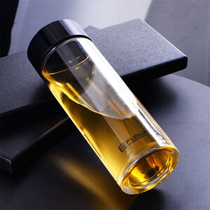 9.9元包邮  富光 玻璃水杯 随手杯 480ML