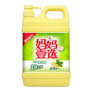 24.8元  妈妈壹选 洗洁精 金桔姜汁 2kg*2