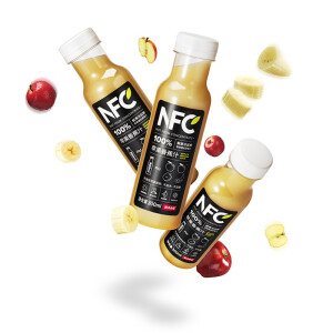 0点：127元包邮  农夫山泉 NFC果汁饮料 100%NFC苹果香蕉汁300ml*24瓶