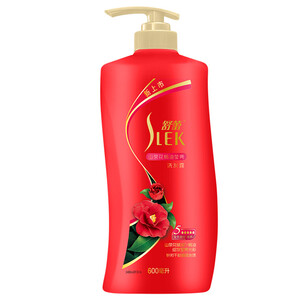 双重优惠：49.7元  舒蕾（SLEK）洗发水山茶花焗油莹亮600ml*5
