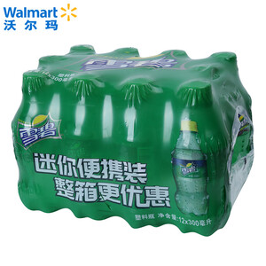 12元 Sprite 雪碧 柠檬味汽水 300ml *12瓶