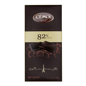双重优惠：91元 赛梦（CEMOI）巧克力 法国进口 赛梦82%黑巧克力 100g*8