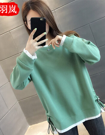 希羽岚秋装21年卫衣女衣服宽松休闲时尚女士长袖秋季韩版短款小个子