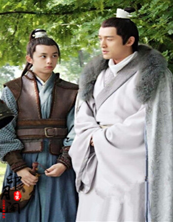 影视古装琅琊榜梅长苏同款古装男汉服古装书生服侠客服古装披风 单独