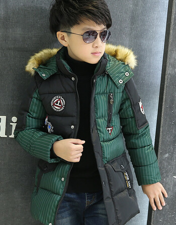 5男童装6小男孩子7冬季8冬装9棉衣外套羽绒棉服10岁15
