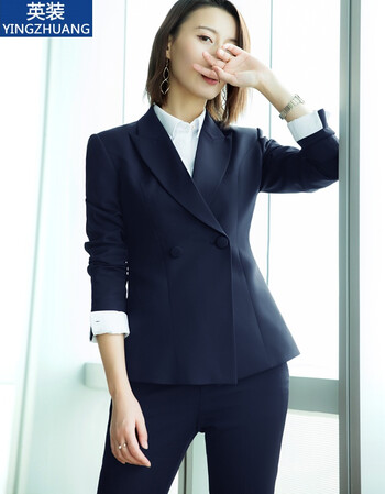 英装秋冬季小西装职业外套女士西装上衣时尚ol工作服工装白领西服正装
