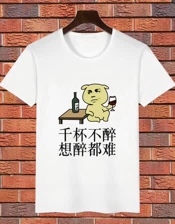 恶搞表情漫画衣服创意t恤短袖 男士金馆长文字包个性搞笑带字暴走 千