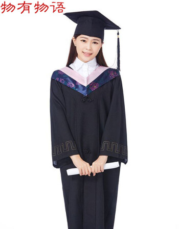 物有物语 学士服男女学生装本科大学生毕业礼服 白领医科 l 身高175cm