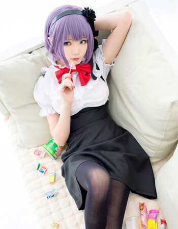 2018新款cosply服装女仆日本动漫粗点心战争枝垂萤和服日本女装cos服