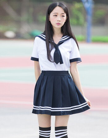 日系韩版校服班服学生制服 女学生服水手服cos套装表演出服套装 日常