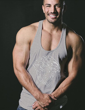 男士骷髅头运动背心健美服装健身房运动训练深挖肌肉背心 灰色 m