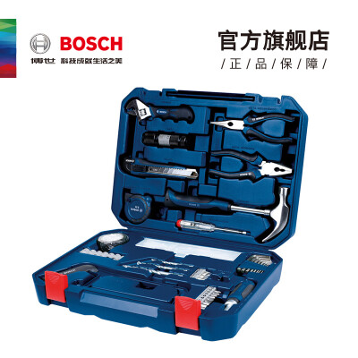 博世（BOSCH）家用多功能手动工具 五金工具箱108件 套装