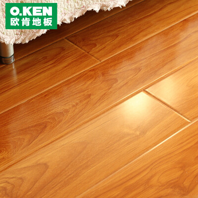 歐肯（O.KEN） 歐肯地板強化復合拼花木地板12mm防水耐磨地暖地板 308