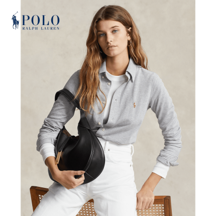 拉夫劳伦 Polo ID 女配 经典款皮革小号单肩包RL52384 001-黑色 ONE