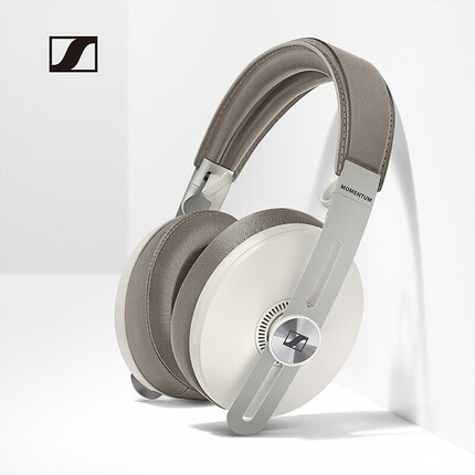 森海塞尔（Sennheiser）Momentum Wireless 木馒头三代 大馒头3 主动降噪HIFI音乐耳机 无线蓝牙头代耳机 白