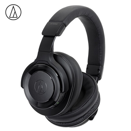 铁三角 WS990BT 便携式降噪头戴有线耳机 黑色 立体声 HIFI耳机 手机通话 网课教育