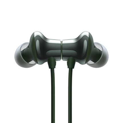 一加云耳2 磁吸入耳式 无线运动蓝牙线控耳机（橄榄绿）