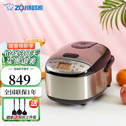 象印（ZO JIRUSHI） 迷你智能电饭煲可预约小容量电饭煲NS-LTH05C 1.6L（适合2-3人）