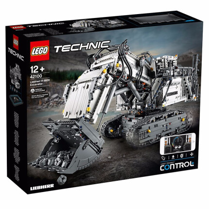 LEGO乐高积木科技机械组Technic系列布加迪路虎男孩成人拼装玩具 42100 利勃海尔挖掘机（12岁+，4108粒