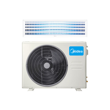 美的（Midea）中央空调风管机一拖一3匹第三代一级能效嵌入式空调菁享GRD72T2W/BN1-TR(1)Ⅲ安装全免费
