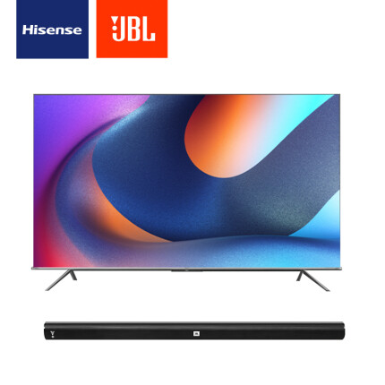 海信（Hisense）65E3F 65英寸+JBL CINEMA J100 回音壁 4K超高清智慧语音 超薄全面屏 智能液晶电视机