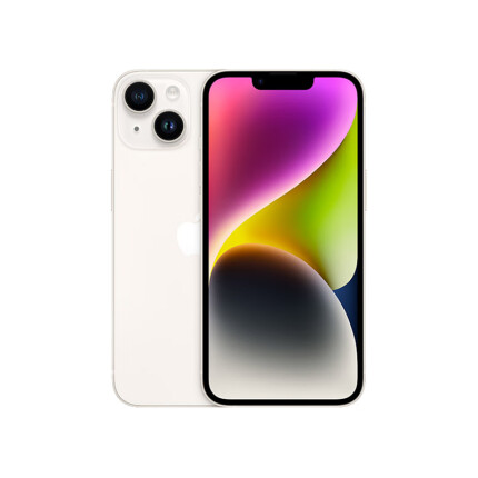 Apple iPhone 14 (A2884) 128GB 星光色 支持移动联通电信5G 双卡双待手机