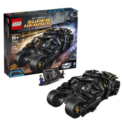 【乐高认证专营店】乐高LEGO DC超级英雄系列 正义联盟 儿童益智拼装积木玩具 js小队 蝙蝠车 蝙蝠侠战车 已绝版76023