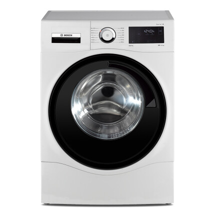博世(BOSCH) WLU244600W 6.5公斤 变频 滚筒洗衣机 超薄 全触摸屏 静音 除菌 随心控时（白色）
