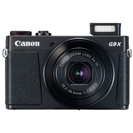 佳能（Canon）PowerShot G9 X Mark II G9X2 数码相机 黑色（2010万有效像素 28-84mm变焦）Vlog相机视频