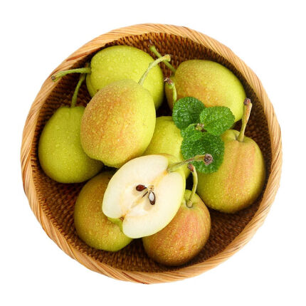 五合昆域 新疆库尔勒香梨 一级梨 约2kg 单果约100-120g 新鲜水果