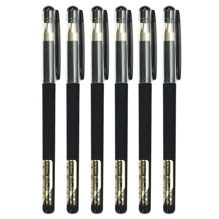 晨光 黑金签字笔 黑色AGPA4002 0.5mm12支装/盒（单位：盒）