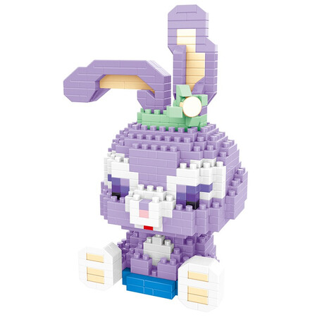 积木玩具米老鼠拼插模型星黛露公仔创意男孩女孩拼装启蒙玩具节日礼物 星黛露