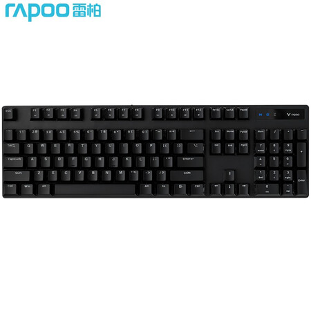雷柏(rapoo) v500pro无线版 机械键盘 无线键盘 办公键盘 104键