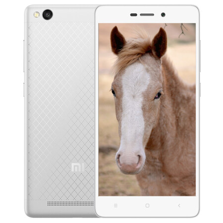 小米 红米3 4G智能手机 双卡双待 时尚银白 全