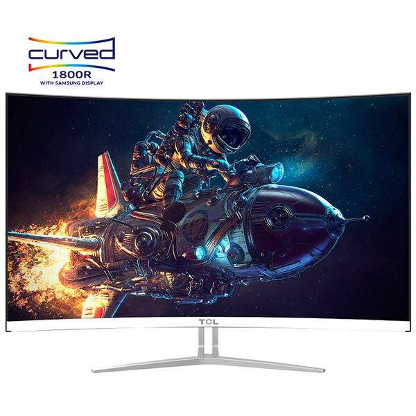TCL T32M6C 31.5英寸1800R曲面抗蓝光不闪高清显示器