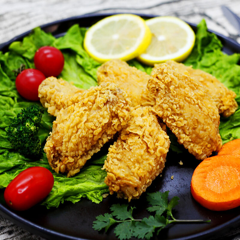 凤祥食品 香辣翅中500g 出口日本欧盟级食材 香辣鸡翅裹粉炸鸡 烧烤烤