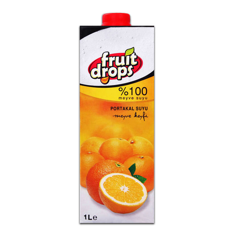 土耳其进口果汁 水果糖fruit drops橙汁 果汁食品饮料
